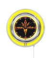 Arizona State Pitchfork Neon Clock 15
