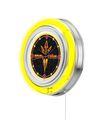Arizona State Pitchfork Neon Clock 15