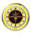 Arizona State Pitchfork Neon Clock 19