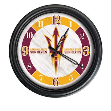 Arizona State Pitchfork Outdoor LED Clock