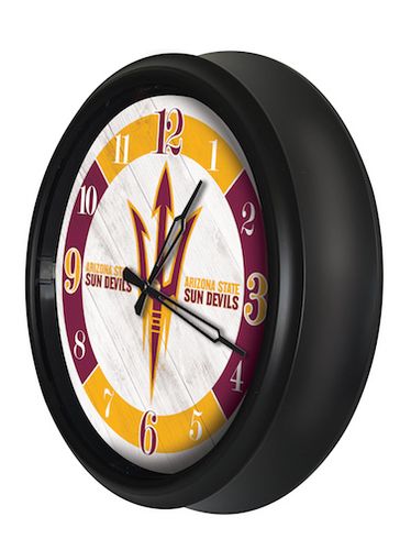 Arizona State Pitchfork Outdoor LED Clock