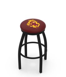 Arizona State Sparky Black Ring Swivel Stool