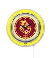 Arizona State Sparky Neon Clock 15