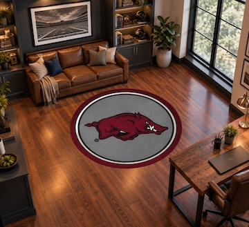 Arkansas 64� Round Spirit Rug