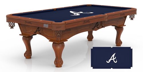 Atlanta Braves Pool Table