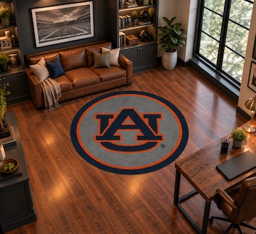 Auburn 64 Round Spirit Rug