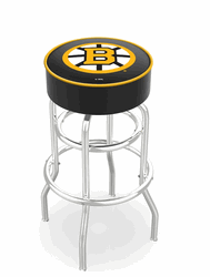 Boston Bruins Cushion Bar Stool