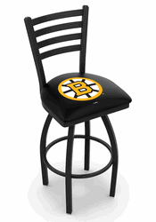 Boston Bruins Ladder Back Swivel Stool