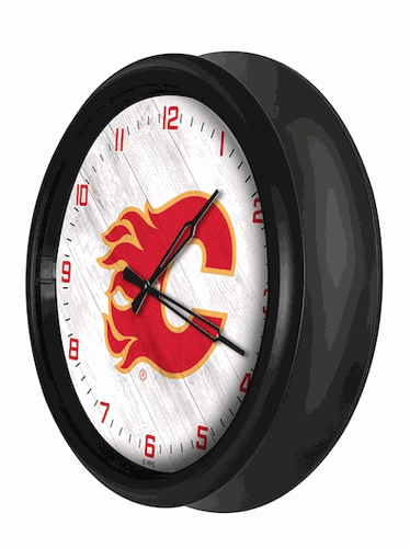 Calgary Flames Outdoor LED Clock