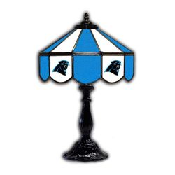 Carolina Panthers 21 Glass Table Lamp