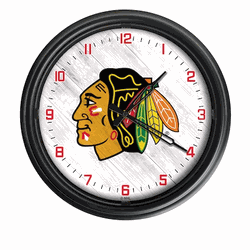 Chicago Blackhawks Outdoor LED Clock