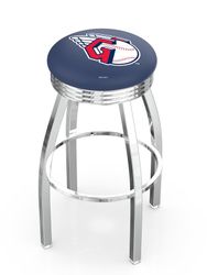 Cleveland Guardians Chrome Diner Swivel Stool