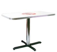 Coca-Cola Rectangular Diner Table - click image to enlarge