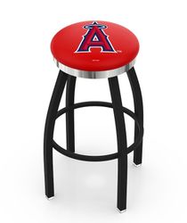 Los Angeles Angels Chrome Ring Swivel Stool