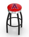 Los Angeles Angels Black Diner Swivel Stool
