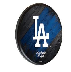 Los Angeles Dodgers Solid Wood Sign