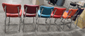Contrast Channeled Diner Chair Set of 6