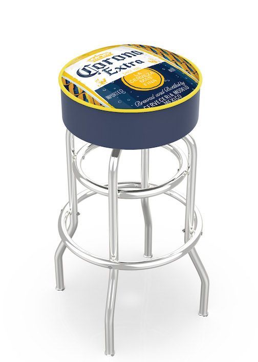 Corona Label Bar Stool