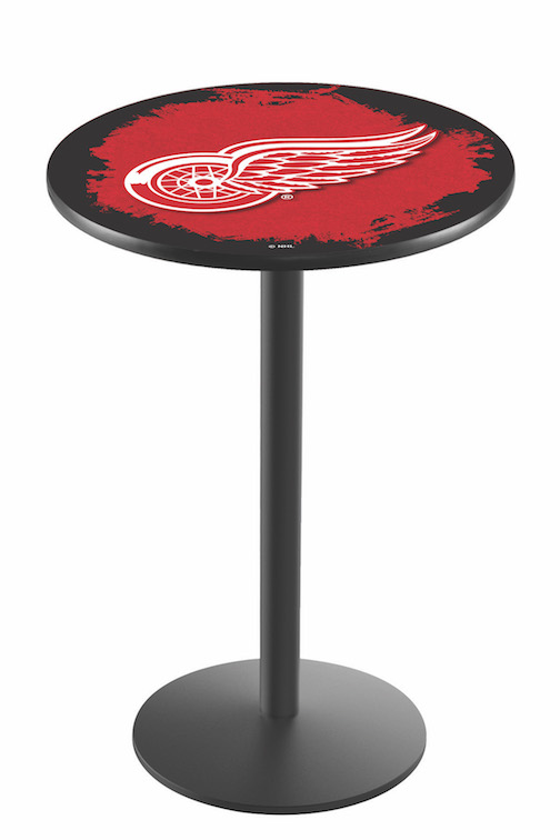Detroit Red Wings Logo Pub Table