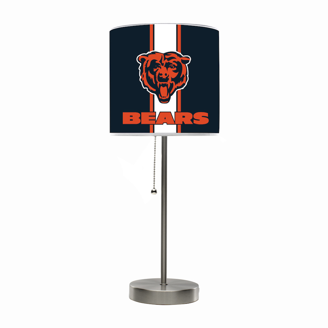 Chicago Bears Chrome Table Lamp