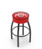 Ohio State Cushion Swivel Stool