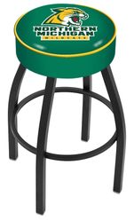 Northern Michigan Cushion Swivel Stool