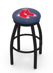 Boston Red Sox Black Ring Swivel Stool