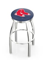 Boston Red Sox Ring Chrome Swivel Stool