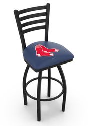 Boston Red Sox Ladder Back Swivel Stool