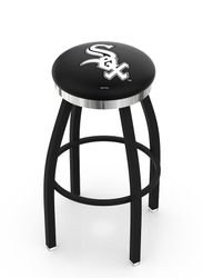 Chicago White Sox Chrome Ring Swivel Stool