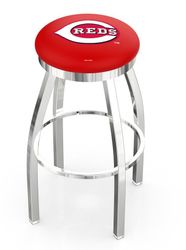 Cincinnati Reds Ring Chrome Swivel Stool