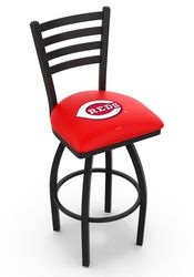 Cincinnati Reds Ladder Back Swivel Stool