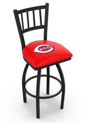 Cincinnati Reds Jailhouse Back Swivel Stool