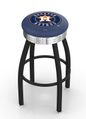 Houston Astros Black Diner Swivel Stool