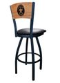 Houston Astros Wood Back Swivel Stool