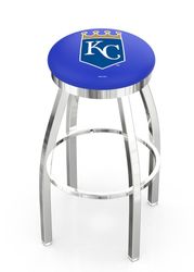 Kansas City Royals Ring Chrome Swivel Stool
