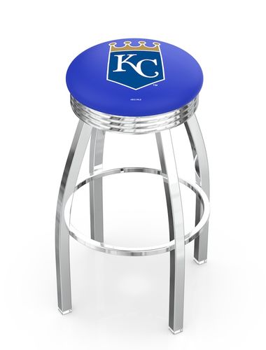 Kansas City Royals Chrome Diner Swivel Stool