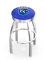 Kansas City Royals Chrome Diner Swivel Stool