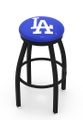 Los Angeles Dodgers Black Ring Swivel Stool