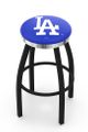 Los Angeles Dodgers Chrome Ring Swivel Stool
