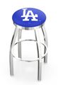 Los Angeles Dodgers Ring Chrome Swivel Stool
