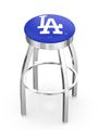 Los Angeles Dodgers Chrome Diner Swivel Stool