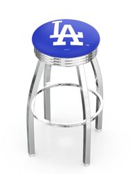 Los Angeles Dodgers Chrome Diner Swivel Stool