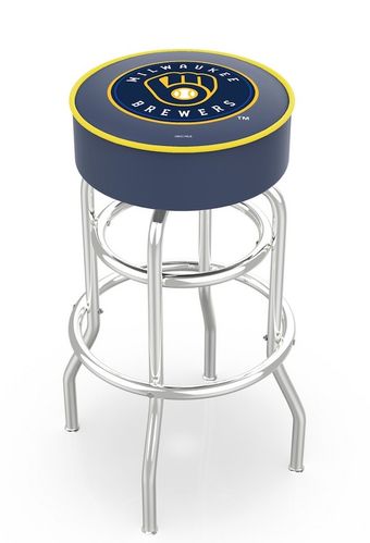 Milwaukee Brewers Cushion Bar Stool