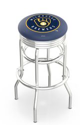 Milwaukee Brewers Diner Bar Stool