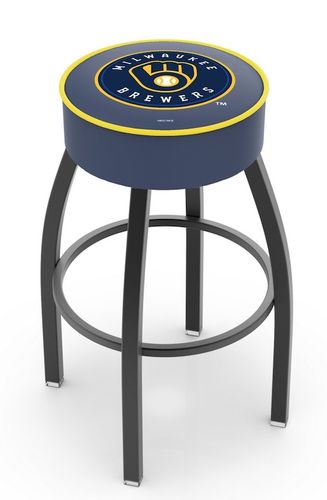 Milwaukee Brewers Cushion Swivel Stool