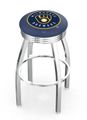 Milwaukee Brewers Chrome Diner Swivel Stool