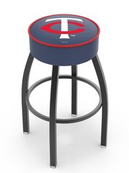 Minnesota Twins Cushion Swivel Stool