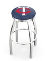 Minnesota Twins Ring Chrome Swivel Stool