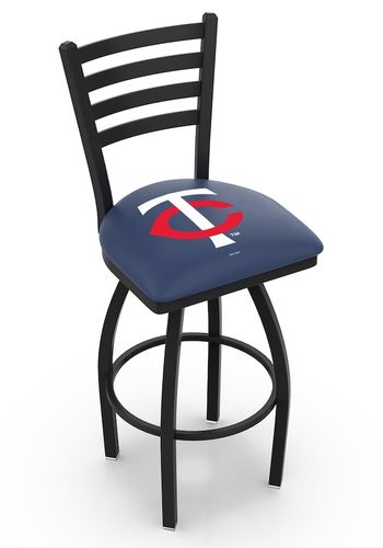 Minnesota Twins Ladder Back Swivel Stool